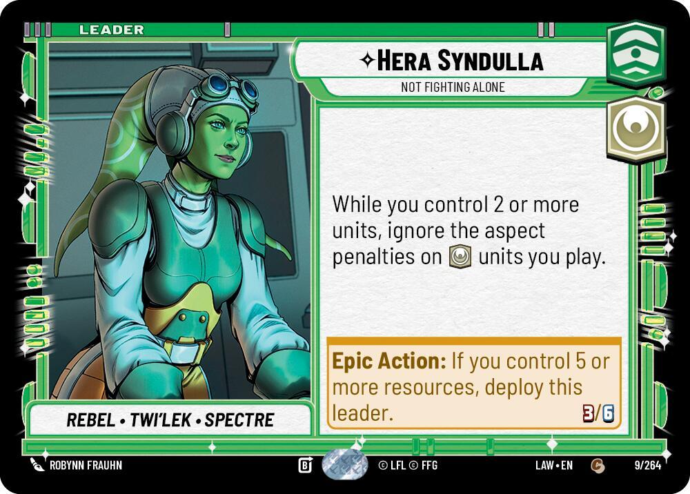 Hera Syndulla - Not Fighting Alone Front