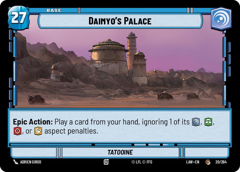 Daimyo's Palace // Credit Front