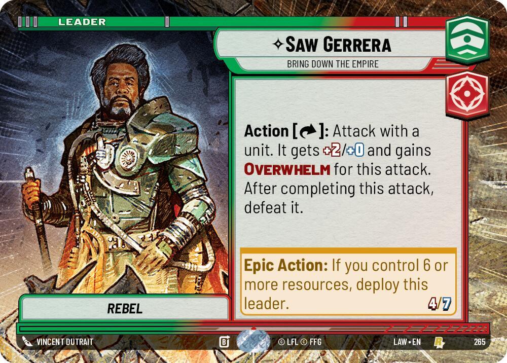 Saw Gerrera - Bring Down the Empire (Hyperspace) Front