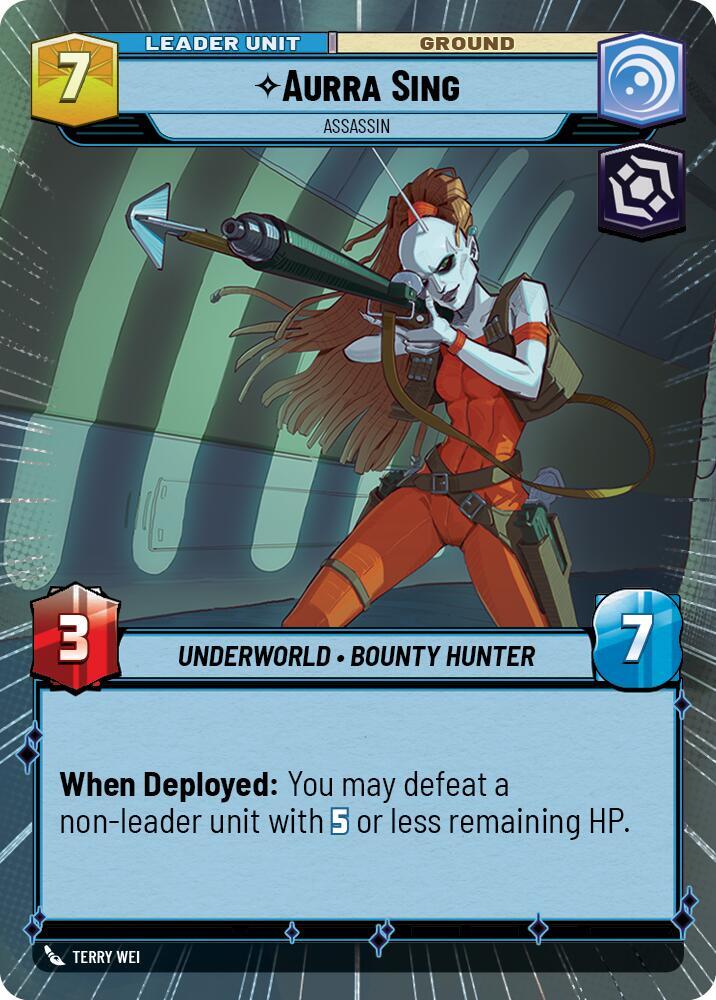 Aurra Sing - Assassin (Hyperspace) Back