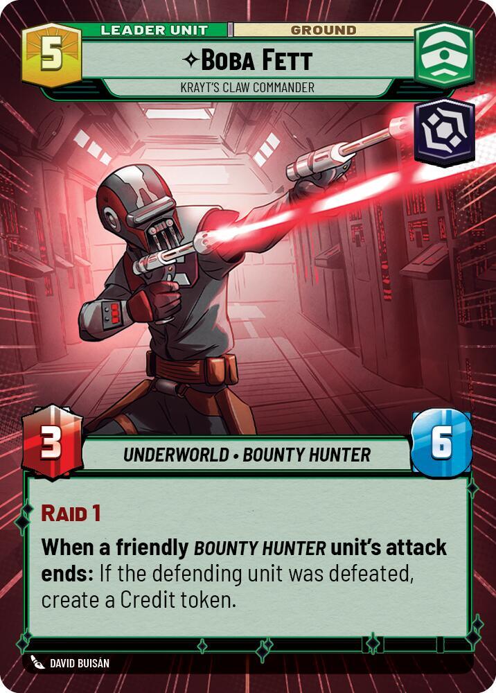 Boba Fett - Krayt's Claw Commander (Hyperspace) Back