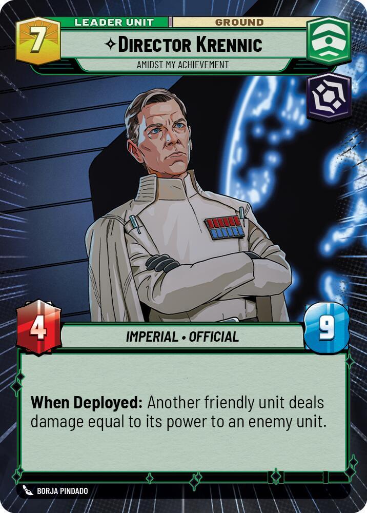Director Krennic - Amidst My Achievement (Hyperspace) Back