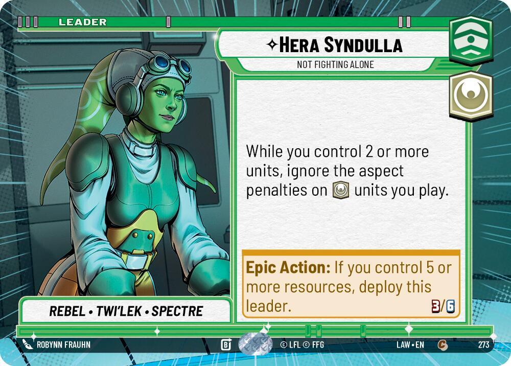 Hera Syndulla - Not Fighting Alone (Hyperspace) Front