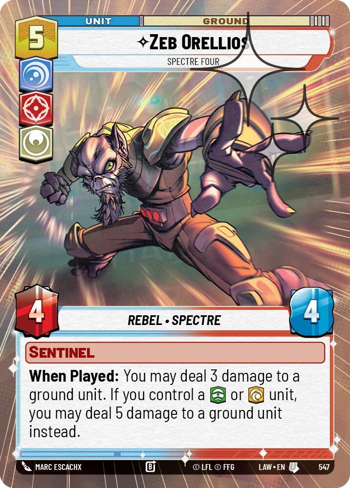 Zeb Orellios - Spectre Four (Hyperspace)