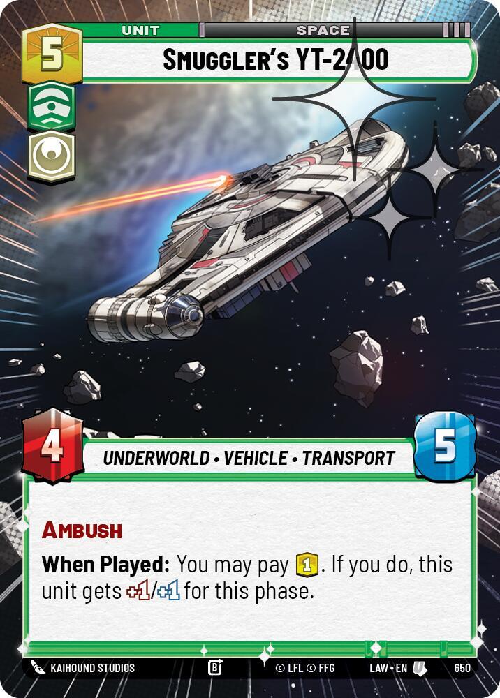 Smuggler's YT-2400 (Hyperspace)