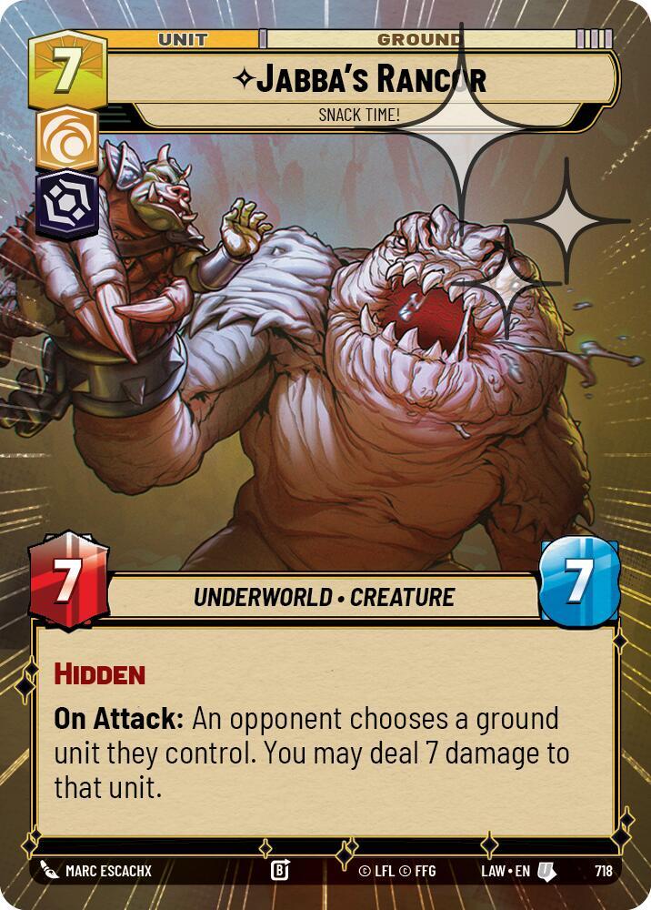 Jabba's Rancor - Snack Time! (Hyperspace)