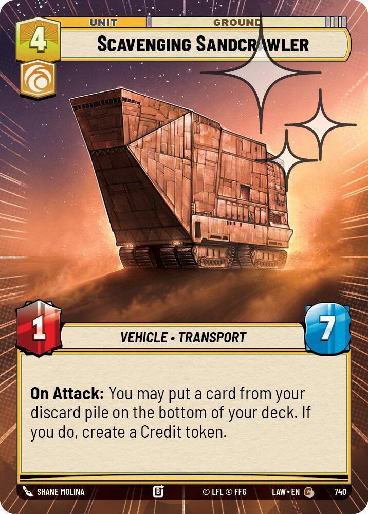 Scavenging Sandcrawler (Hyperspace)