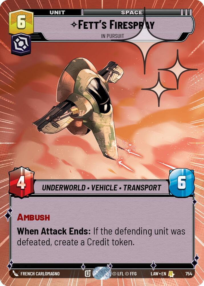 Fett's Firespray - In Pursuit (Hyperspace)