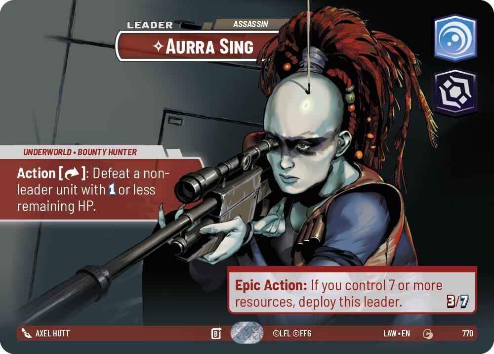 Aurra Sing - Assassin (Showcase) Front