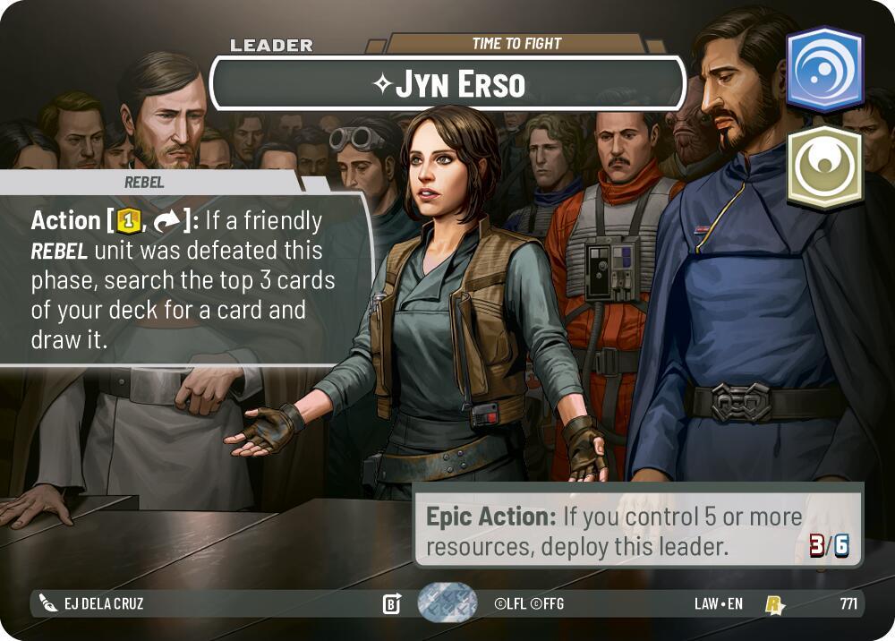 Jyn Erso - Time to Fight (Showcase) Front