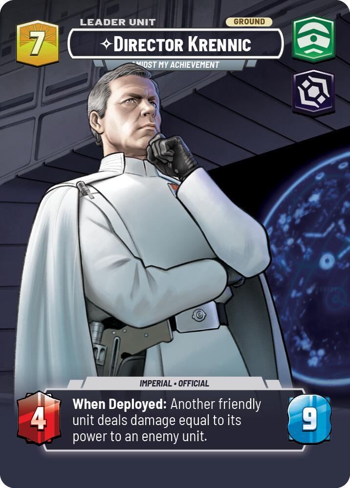 Director Krennic - Amidst My Achievement (Showcase) Back