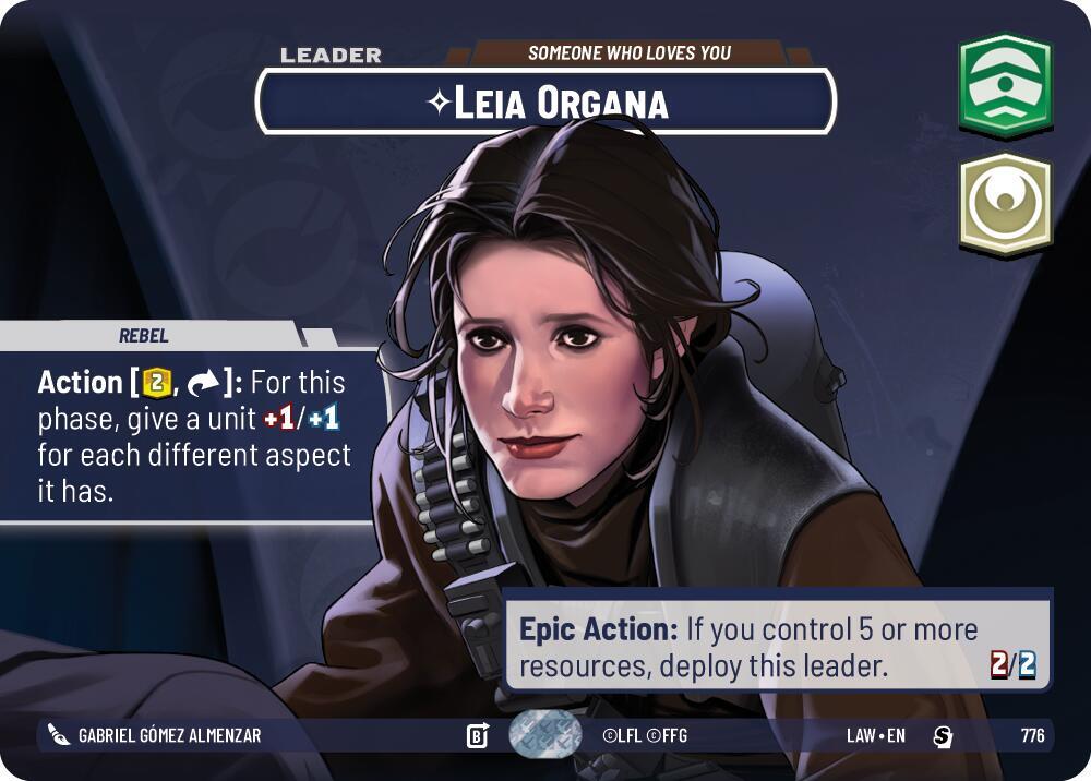 Leia Organa - Someone Who Loves You (Showcase) Front
