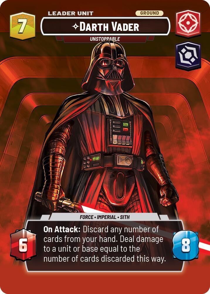 Darth Vader - Unstoppable (Showcase) Back