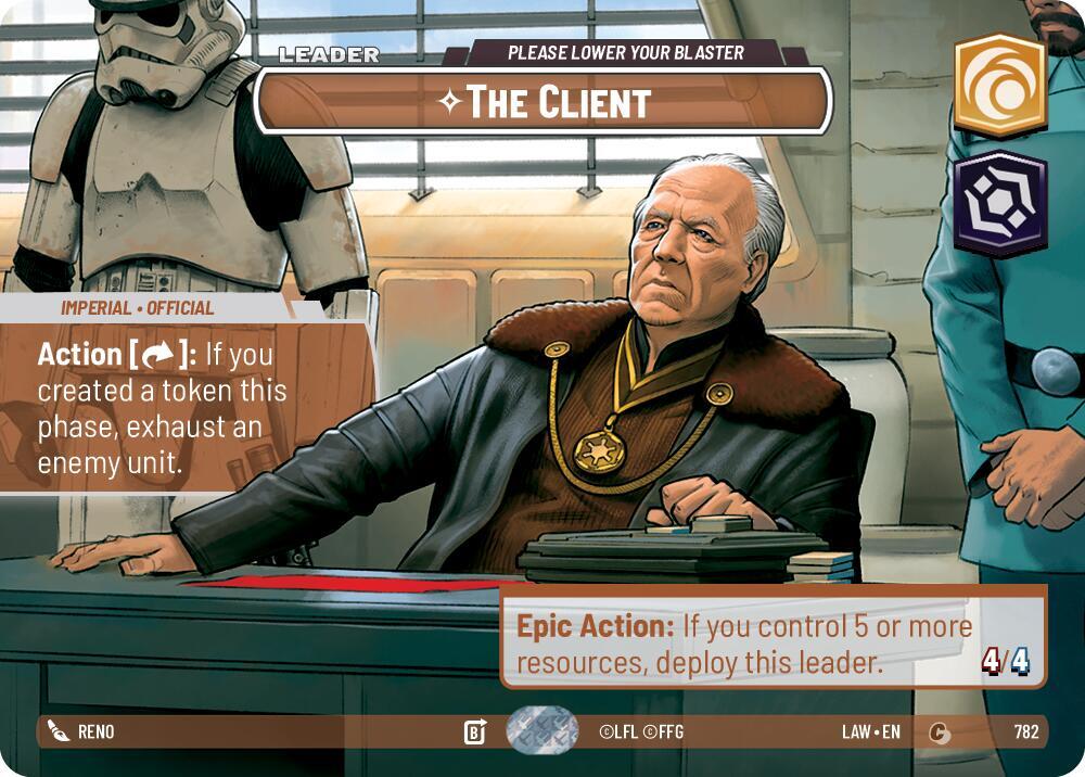 The Client - Please Lower Your Blaster (Showcase) Front