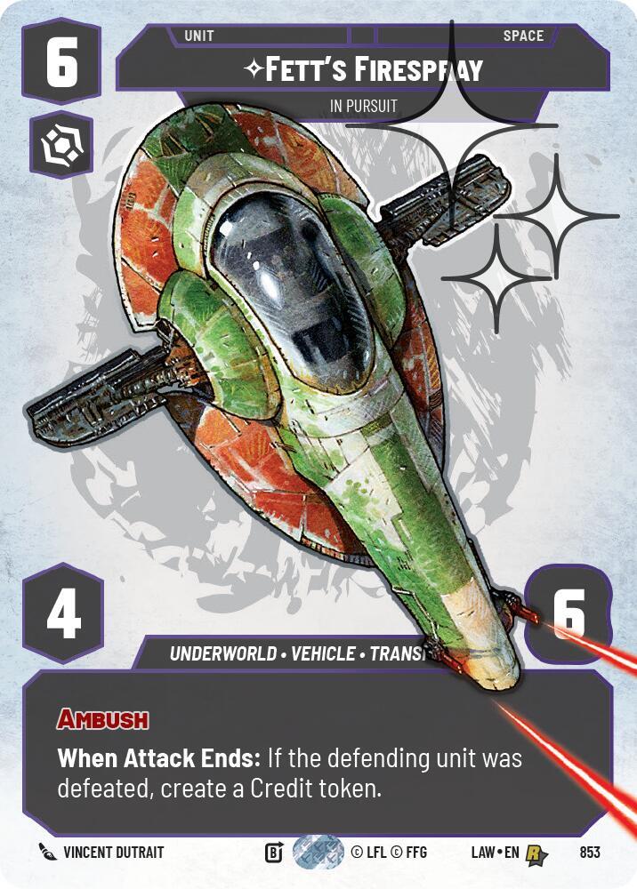 Fett's Firespray - In Pursuit (Prestige)