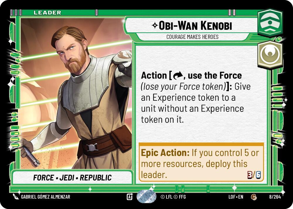 Obi-Wan Kenobi - Courage Makes Heroes Front