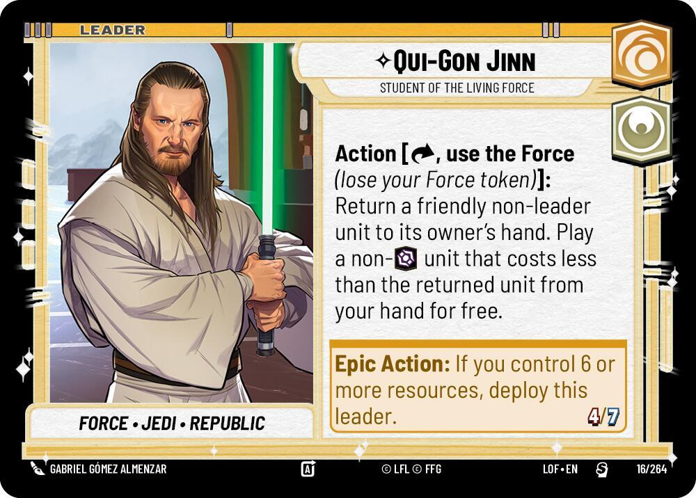 Qui-Gon Jinn - Student of the Living Force Front