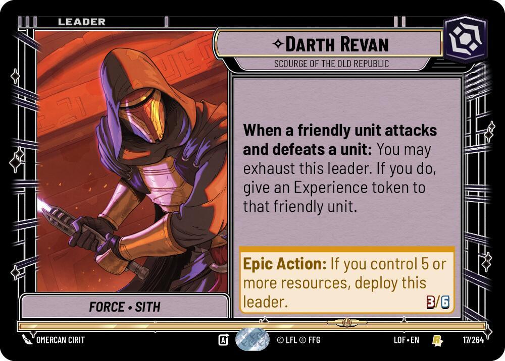 Darth Revan - Scourge of the Old Republic Front