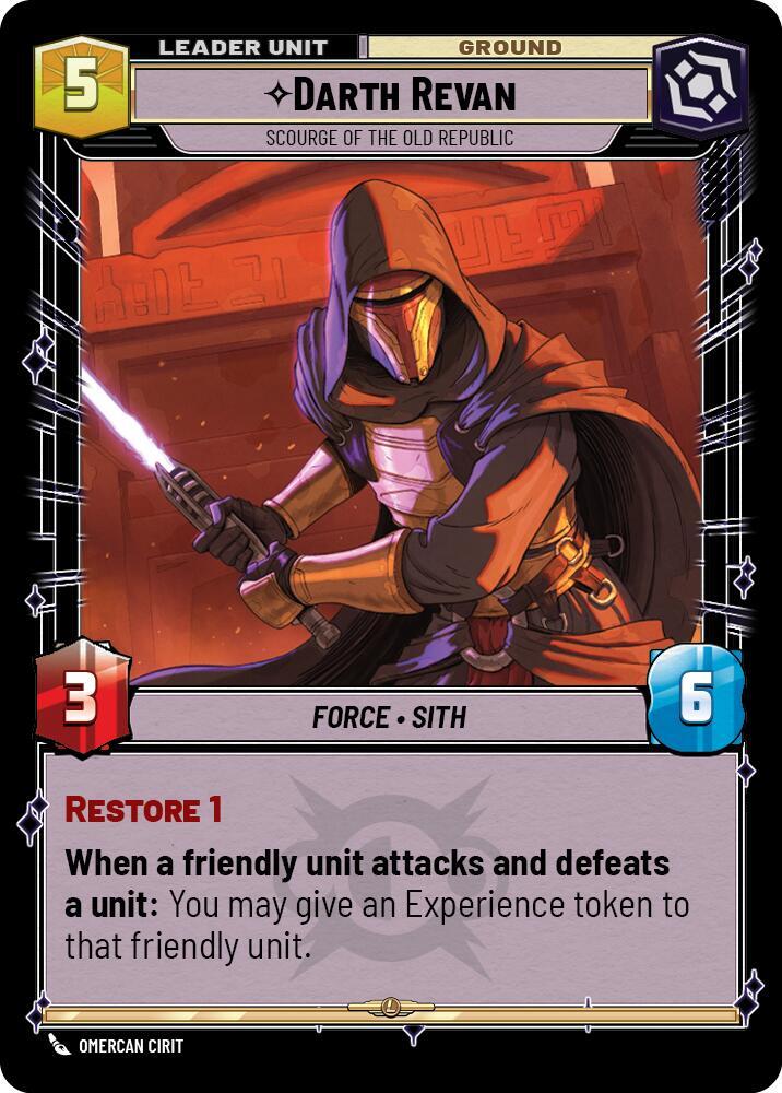 Darth Revan - Scourge of the Old Republic Back