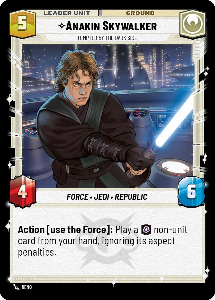 Anakin Skywalker - Tempted by the Dark Side Back