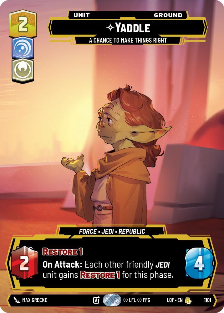Yaddle - A Chance To Make Things Right (Prestige Foil)