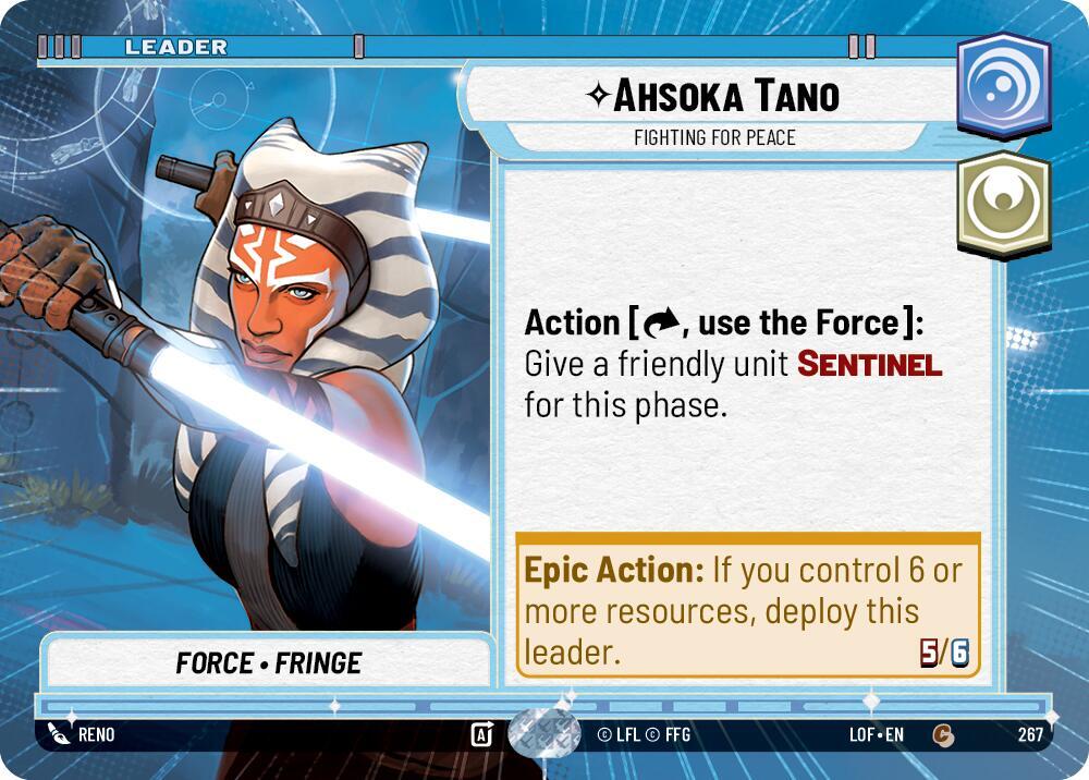 Ahsoka Tano - Fighting For Peace (Hyperspace) Front