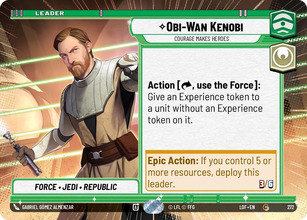 Obi-Wan Kenobi - Courage Makes Heroes (Hyperspace) Front