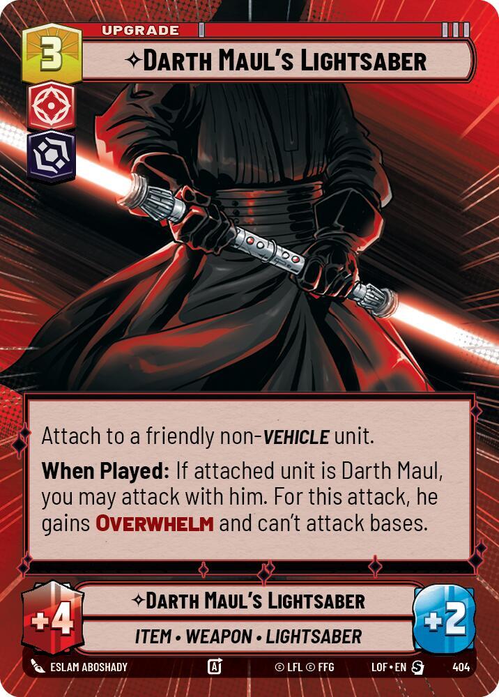 Darth Maul's Lightsaber (Hyperspace)