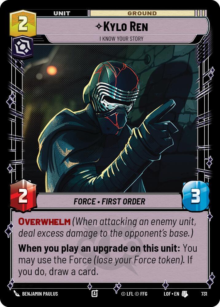 Kylo Ren - I Know Your Story (Foil)