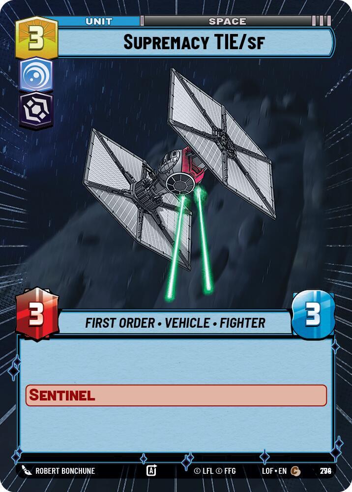 Supremacy TIEsf (Hyperspace Foil)