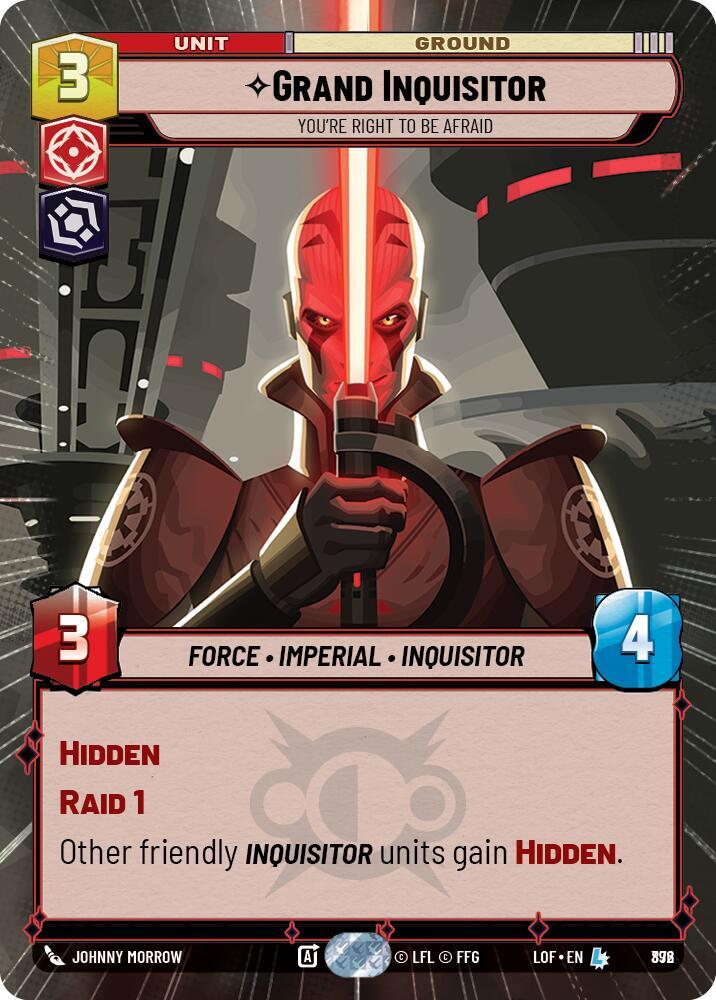 Grand Inquisitor - You're Right to Be Afraid (Hyperspace Foil)