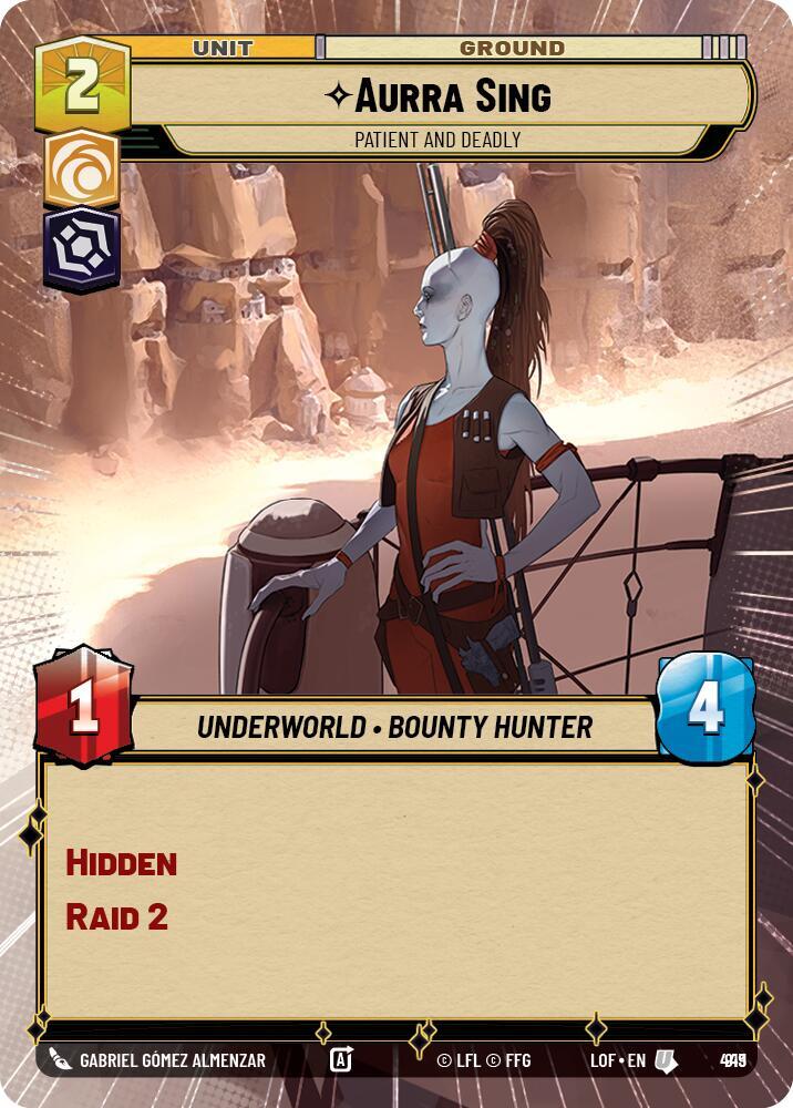 Aurra Sing - Patient and Deadly (Hyperspace Foil)