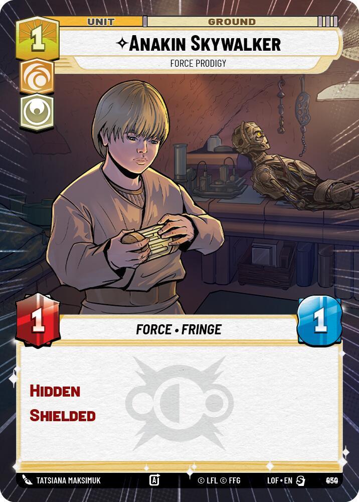 Anakin Skywalker - Force Prodigy (Hyperspace Foil)