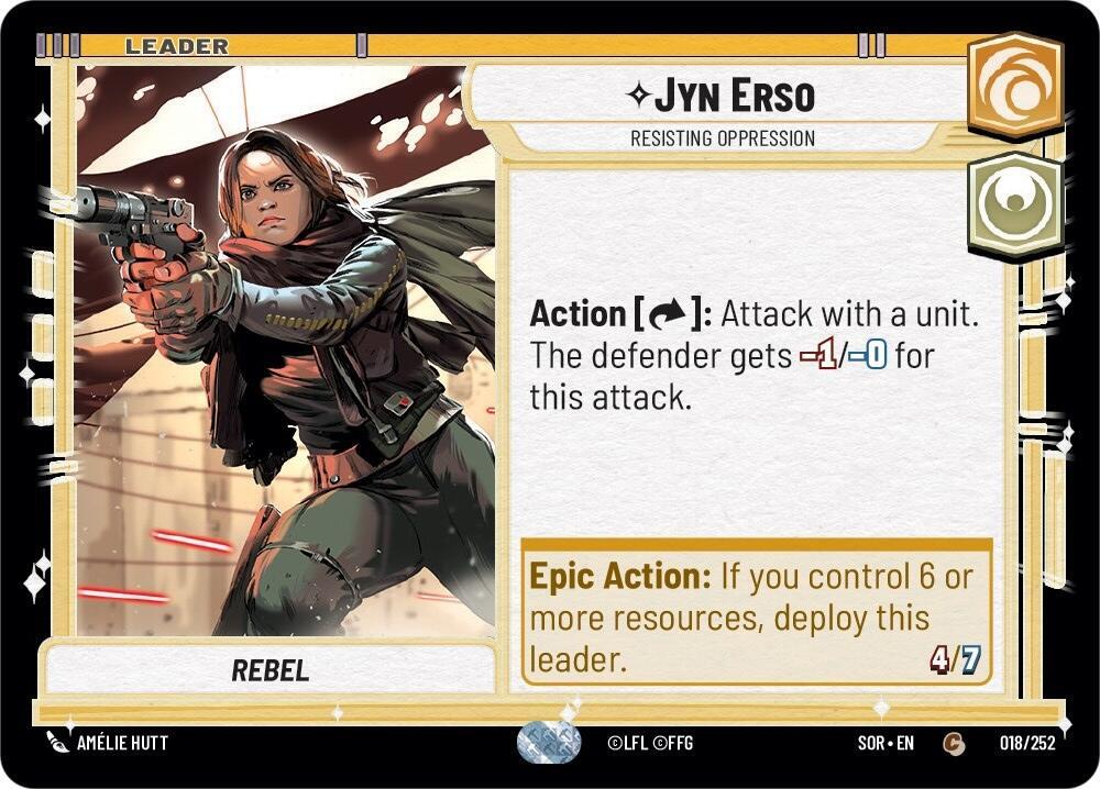 Jyn Erso - Resisting Oppression Front