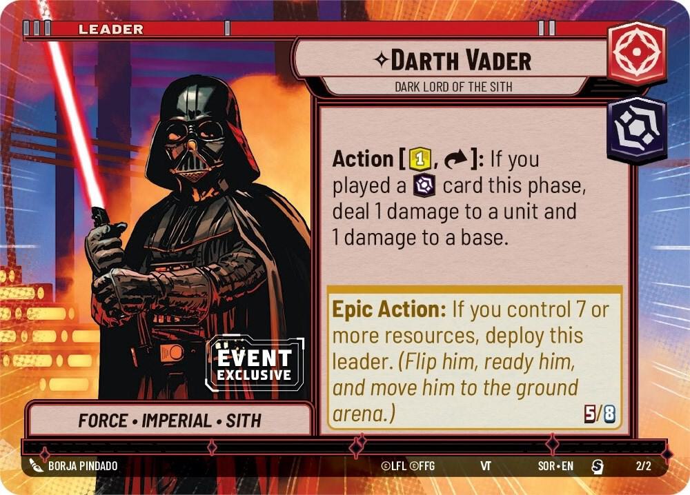 Darth Vader (Hyperspace) Event Exclusive Front