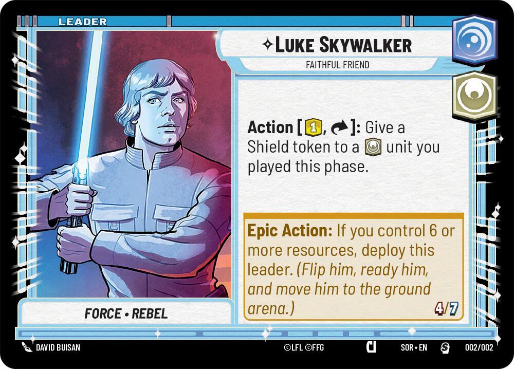 Luke Skywalker (Prerelease) Front
