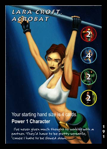 Lara Croft, Acrobat