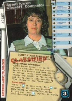 Agent Karen Kosseff, Counselor